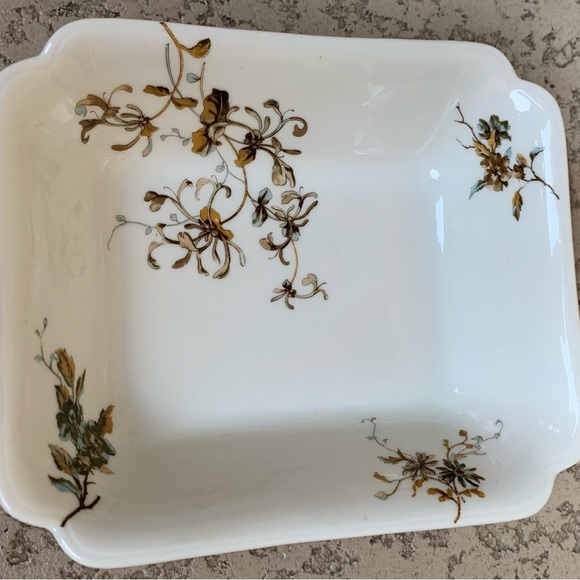 Ceramic square plate - Picture 1 of 5